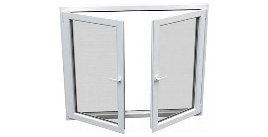 Janela de PVC Oscilo-Betenet 2 <br/>folhas sem divisoria